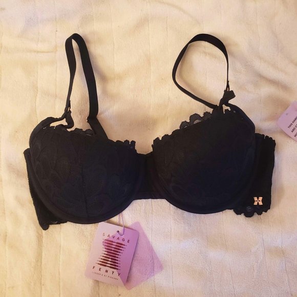 NEW: Savage X Fenty Lightly Lined Balconette Bra - Picture 1 of 3